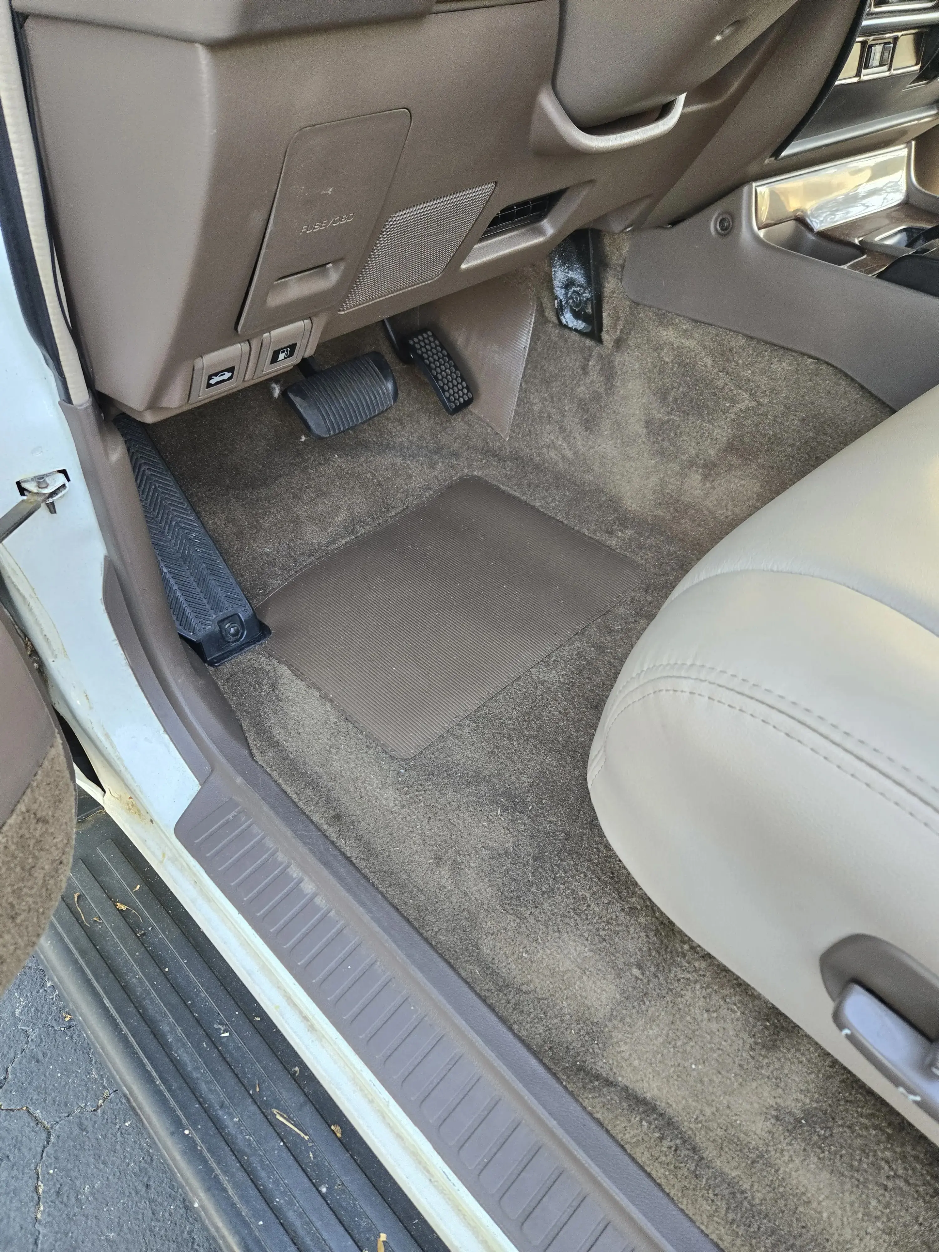 Replaced Truck Carpet